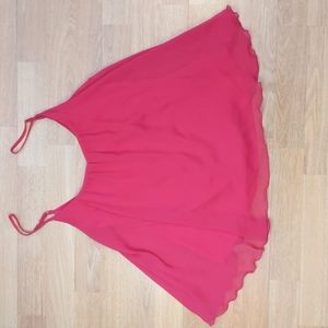 Express flowy pink top